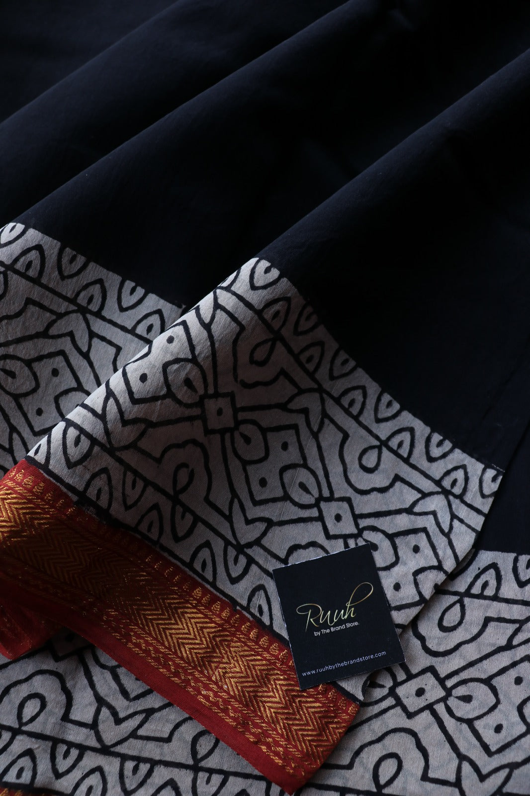 MAHESHWARI BLOCK PRINT SAREE- TBS26MBP