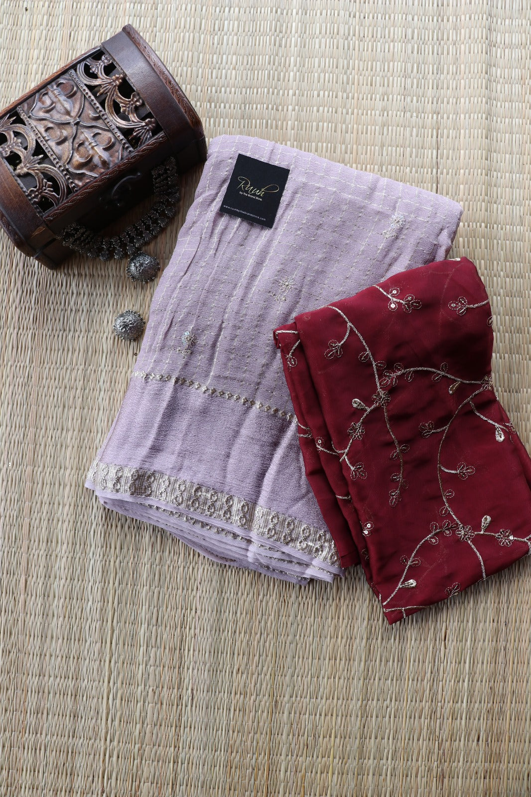 VISCOSE GEORGETTE WITH WORK ON BODY