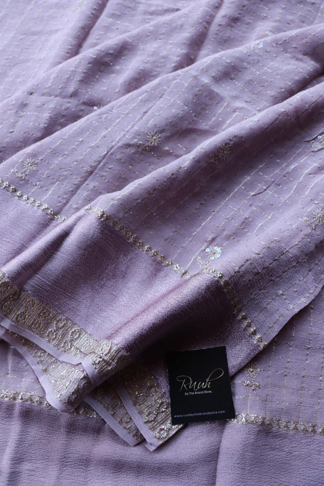 VISCOSE GEORGETTE WITH WORK ON BODY