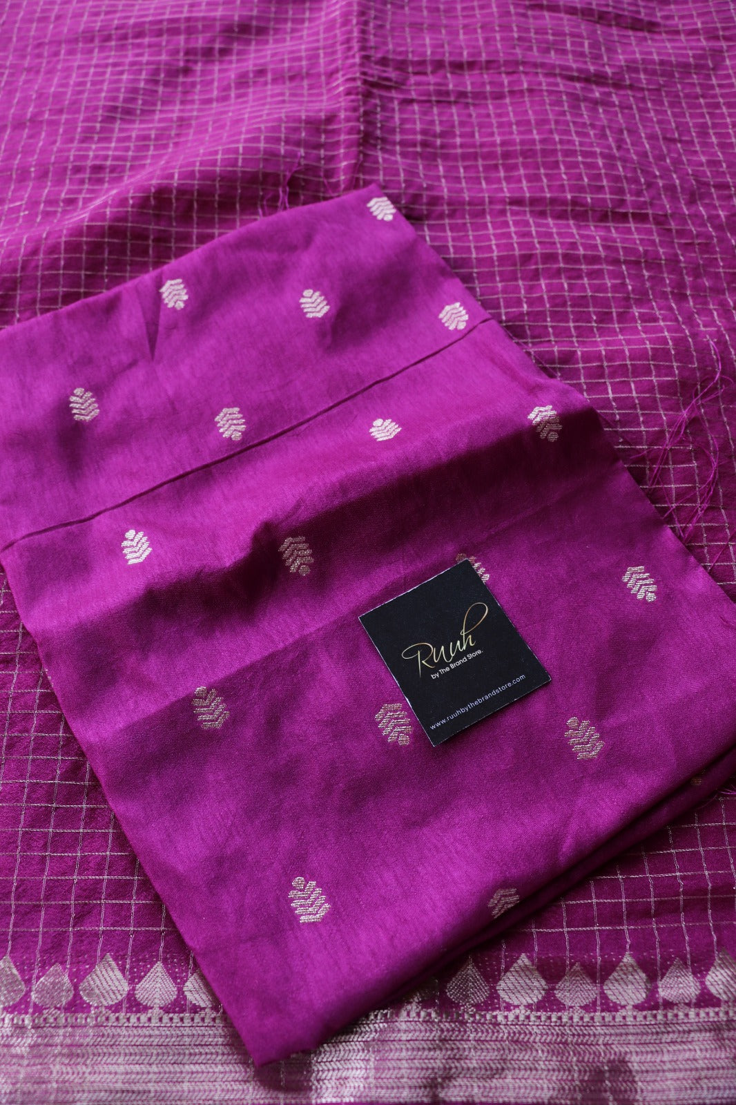 VADAMALLI VISCOSE CHECK SAREE- TBS26VC1 - PREORDER
