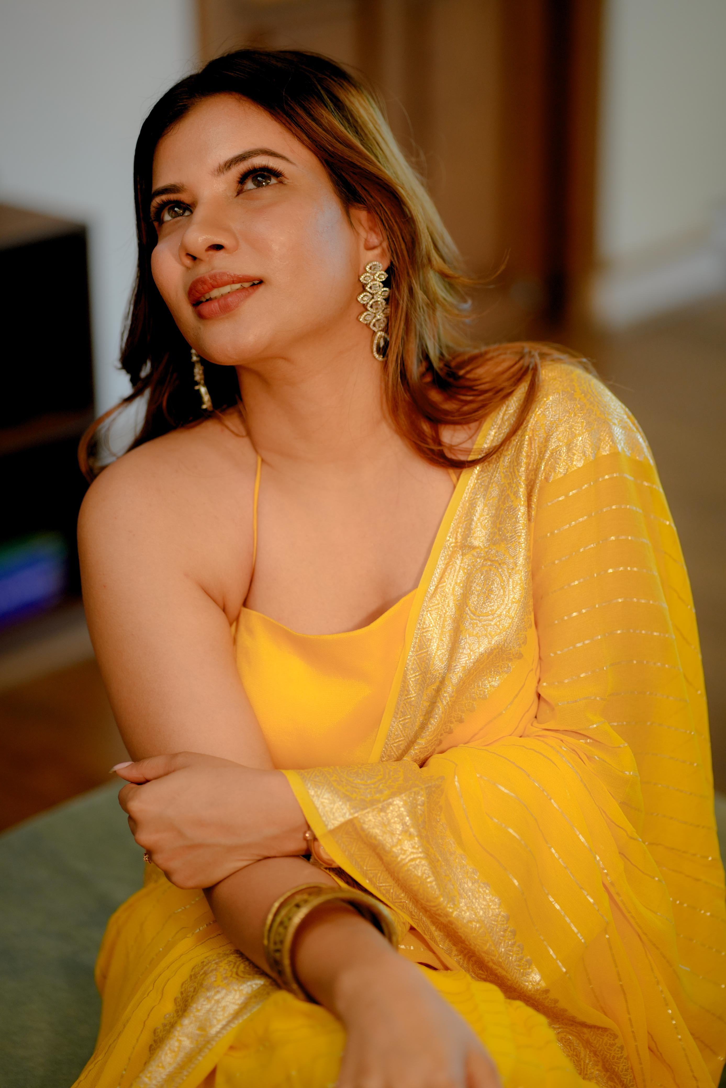 VISCOSE GEORGETTE SAREE 2