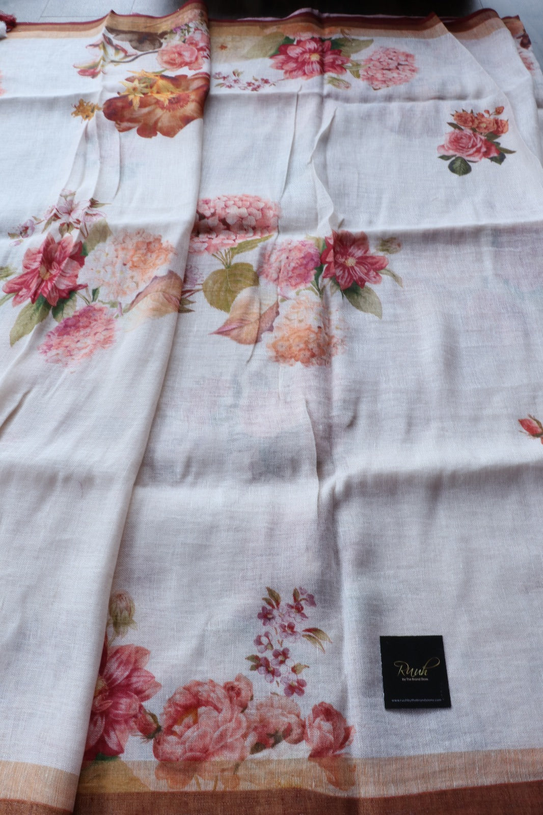 FLORAL PRINTED PRINTED LINEN-TBS26PL