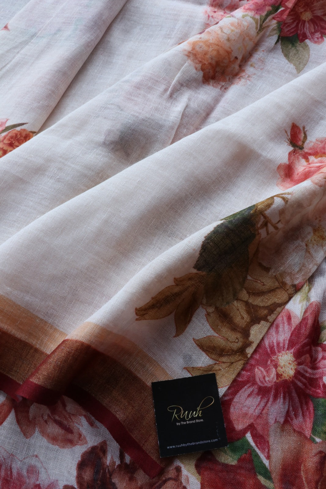 FLORAL PRINTED PRINTED LINEN-TBS26PL
