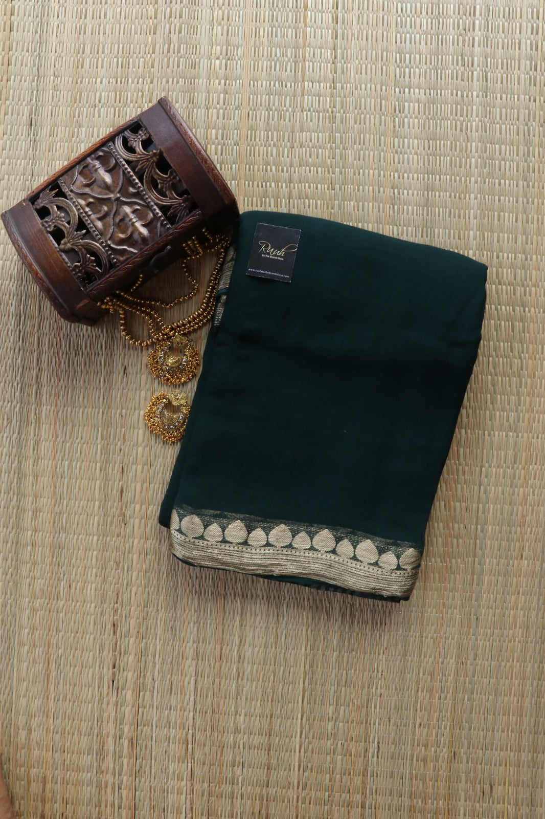 PURPLE VISCOSE GEORGETTE SAREE