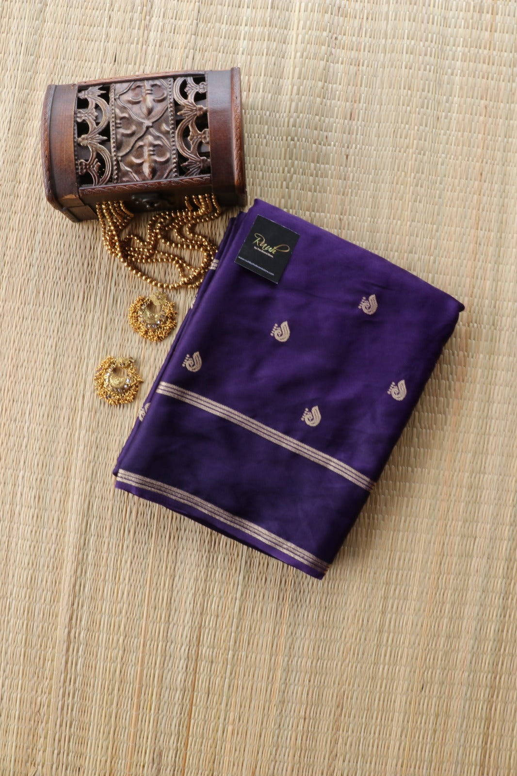 PURPLE VISCOSE SEMI SILK-TBS26VSS