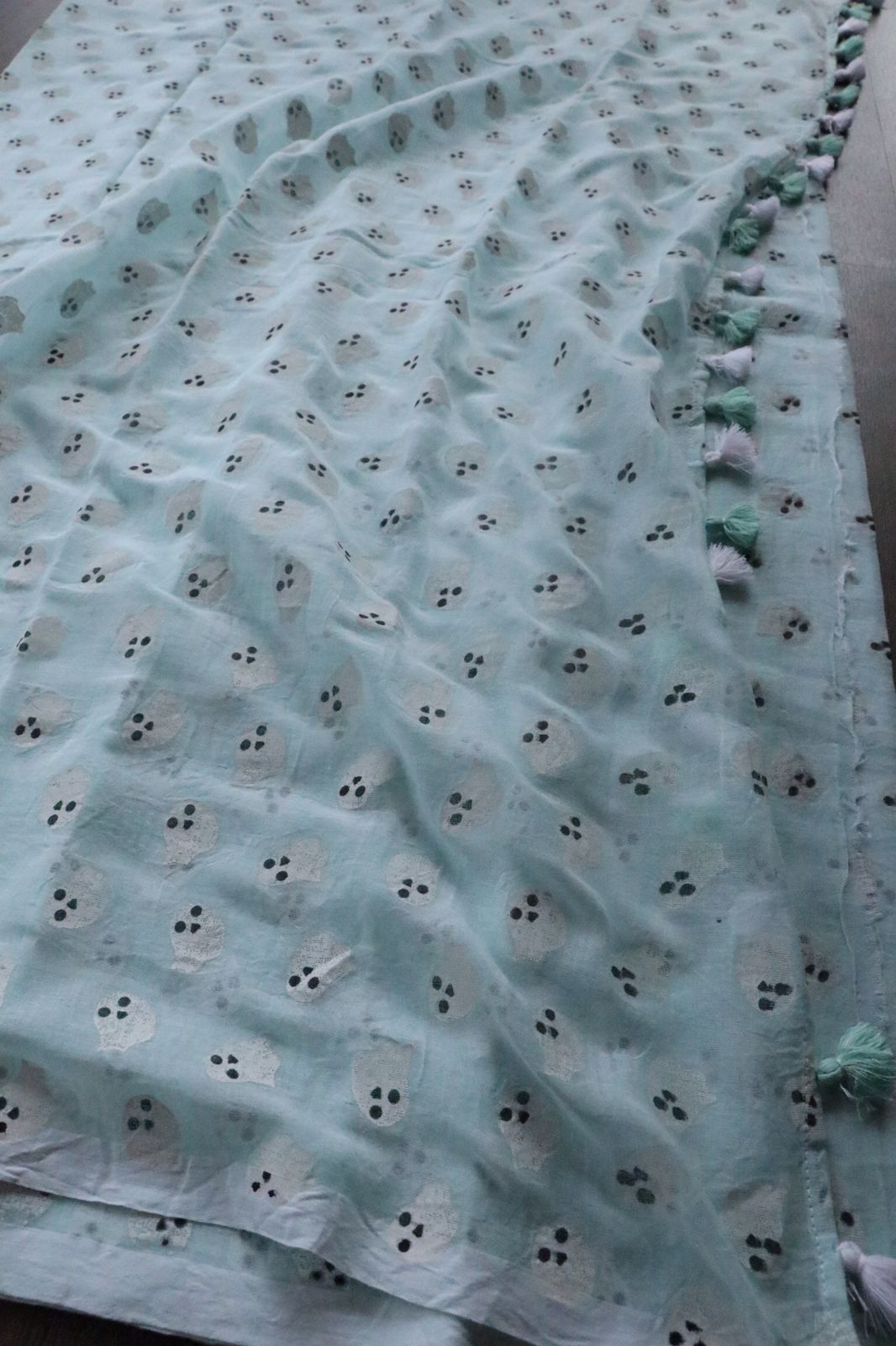XMAS MULMUL MINT SAREE