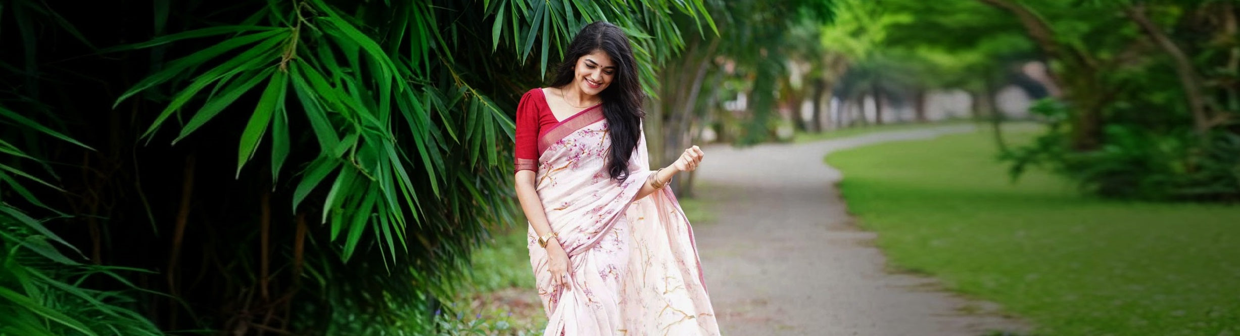 Printed Linen Sarees