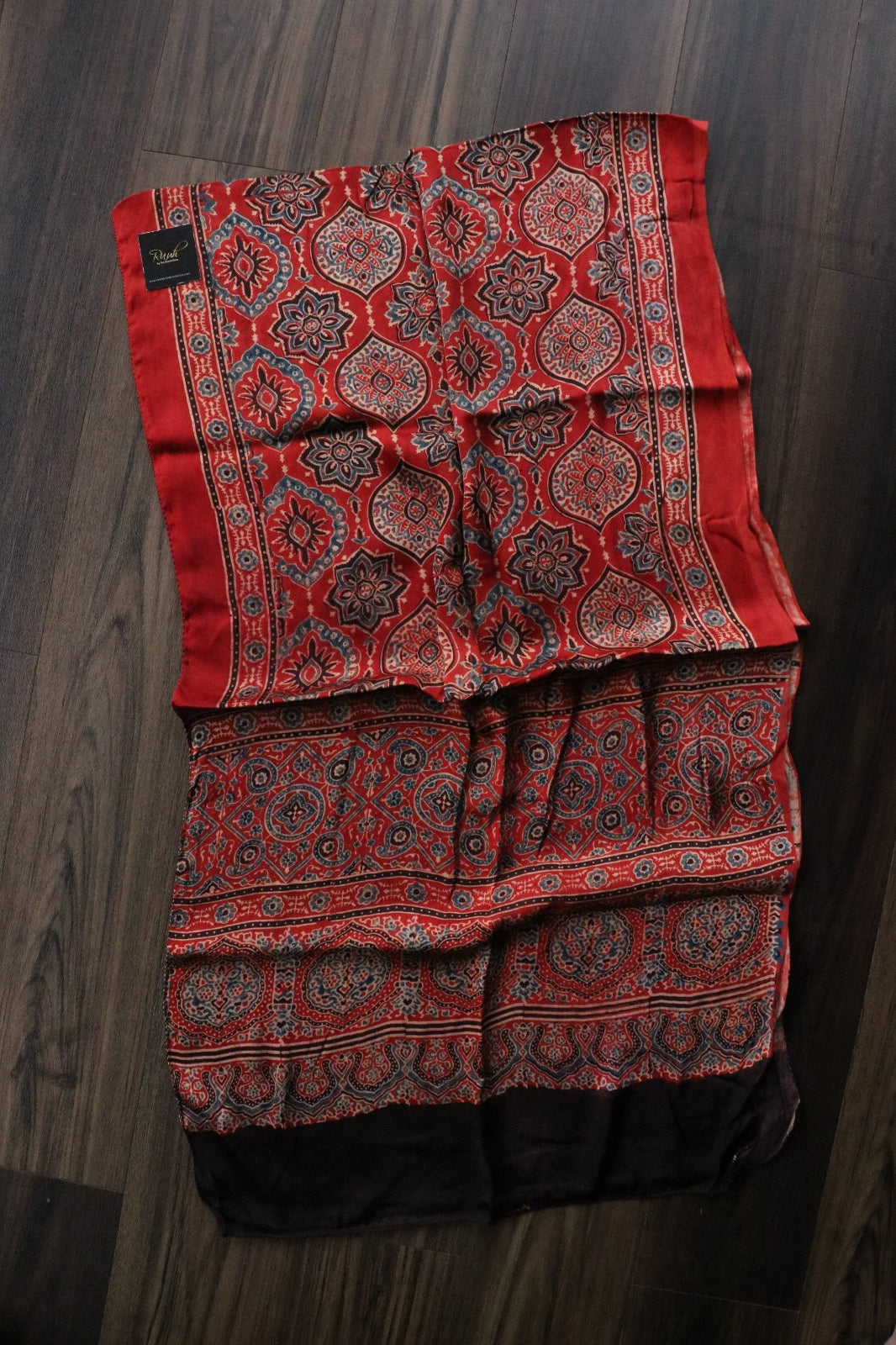 AJRAKH MODAL SILK STOLE 2