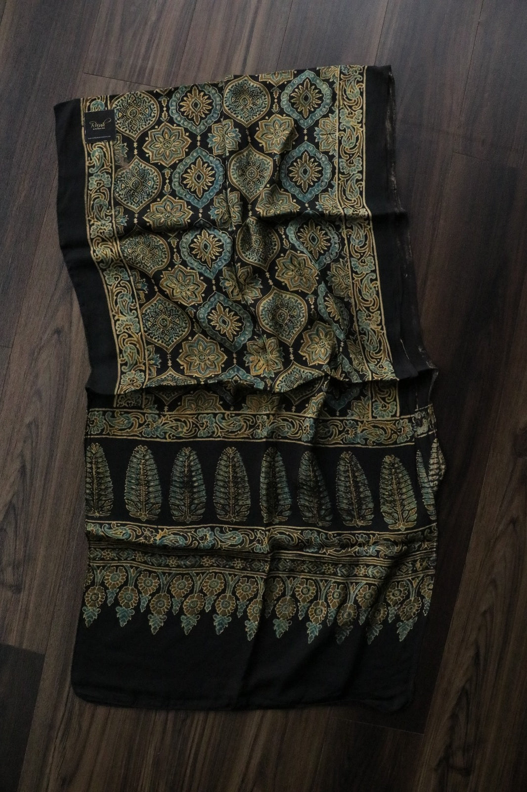 AJRAKH MODAL SILK STOLE 3