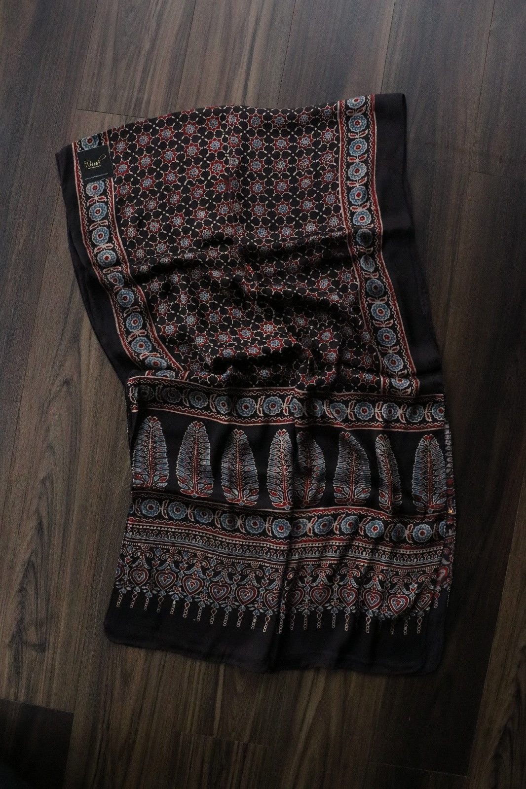 AJRAKH MODAL SILK STOLE 4