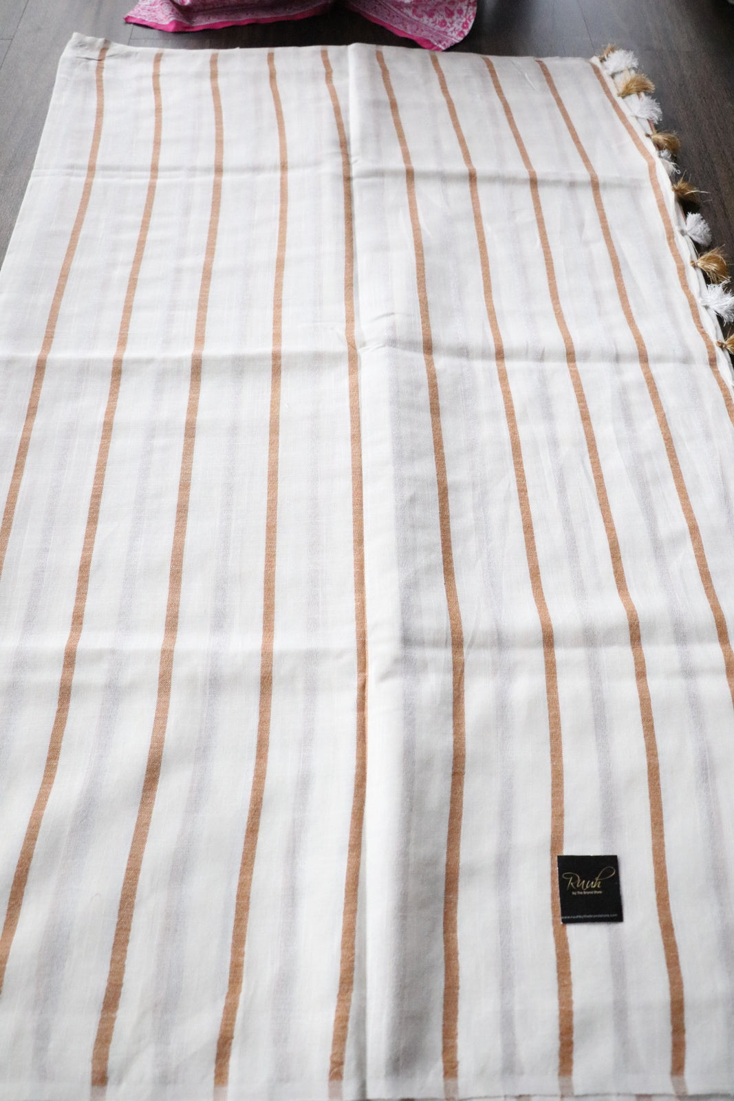 COTTON COPPER SILVER STRIPES 2