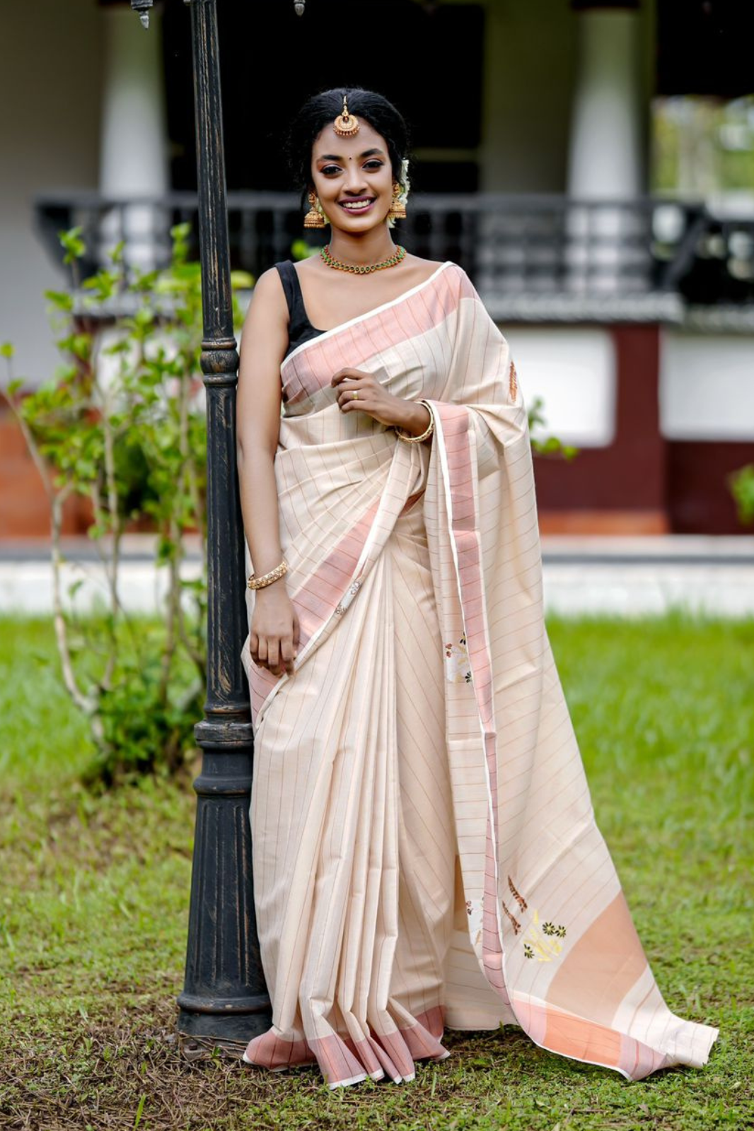 ANUPAMA - TISSUE STRIPE EMBROIDERY