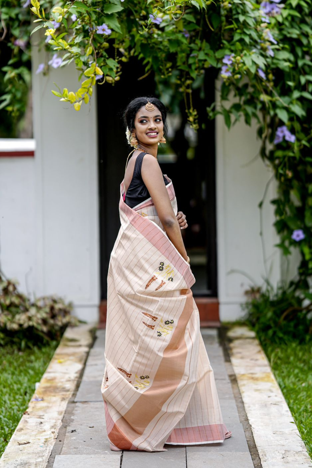 ANUPAMA - TISSUE STRIPE EMBROIDERY