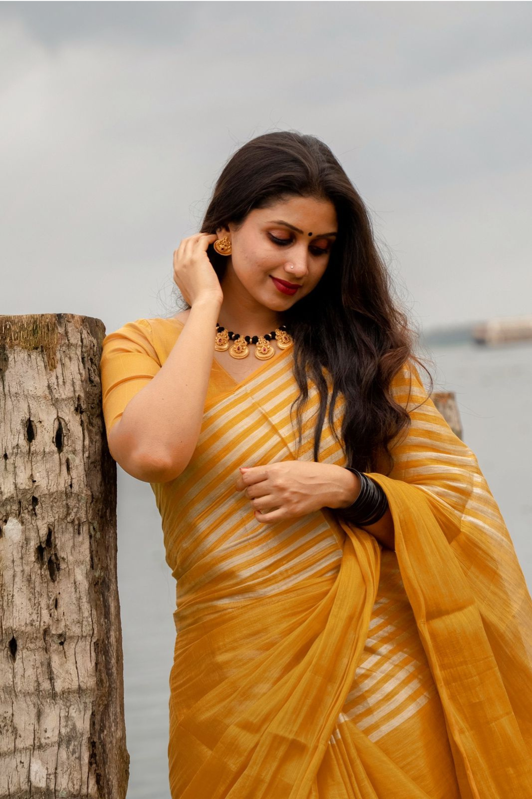 MUL TISSUE SAREE