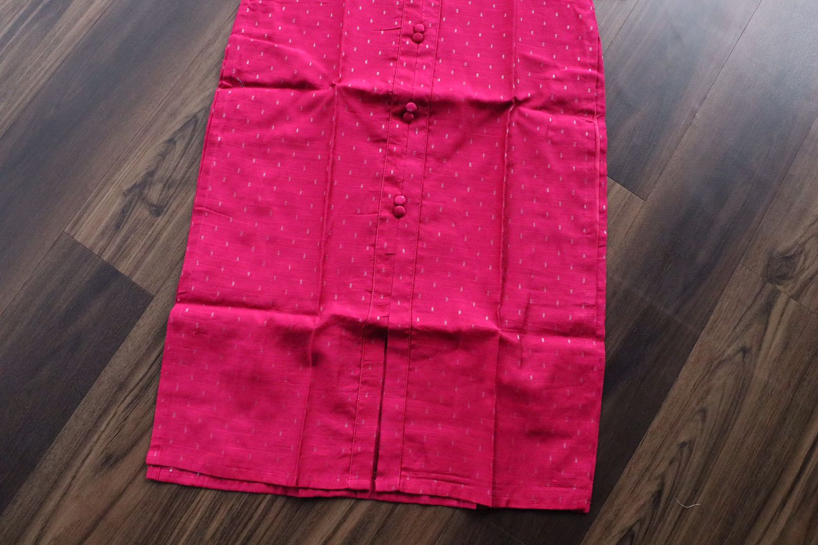 SLUB SILK KURTA PINK