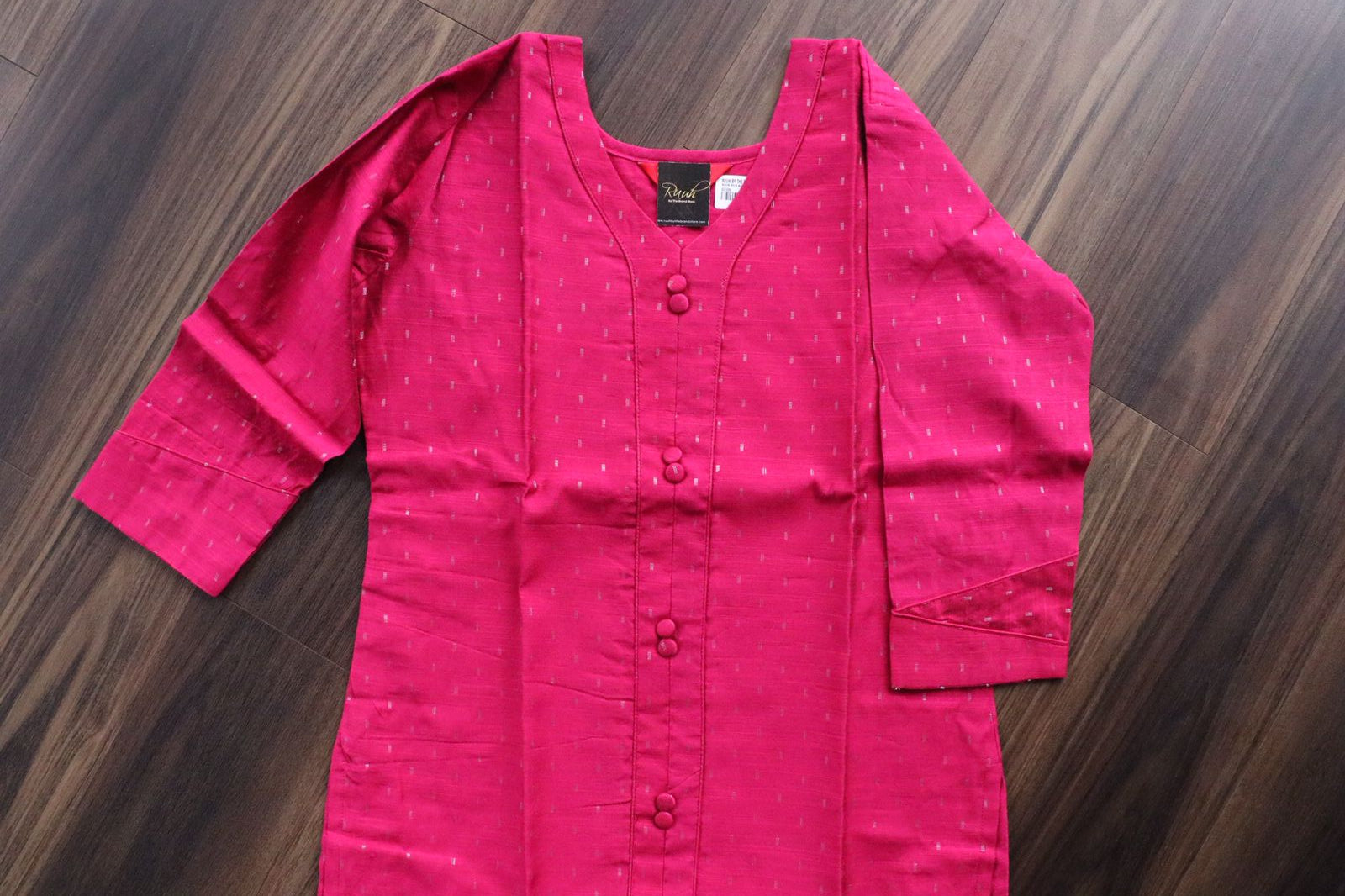 SLUB SILK KURTA PINK