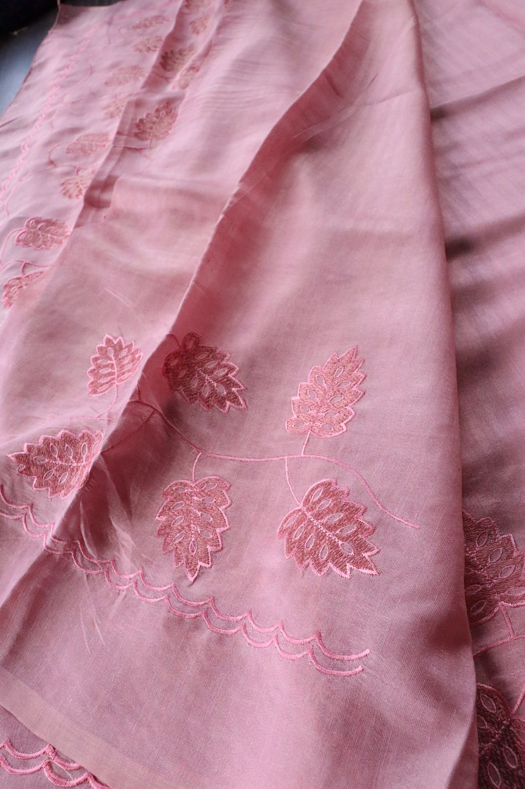 SEMI TUSSAR EMBROIDERY D3