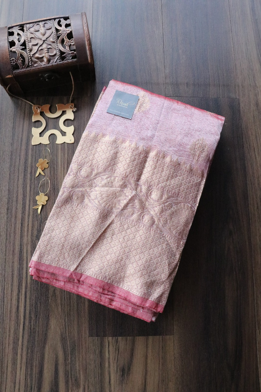 BANARASI CRUSH TISSUE SAREE A5