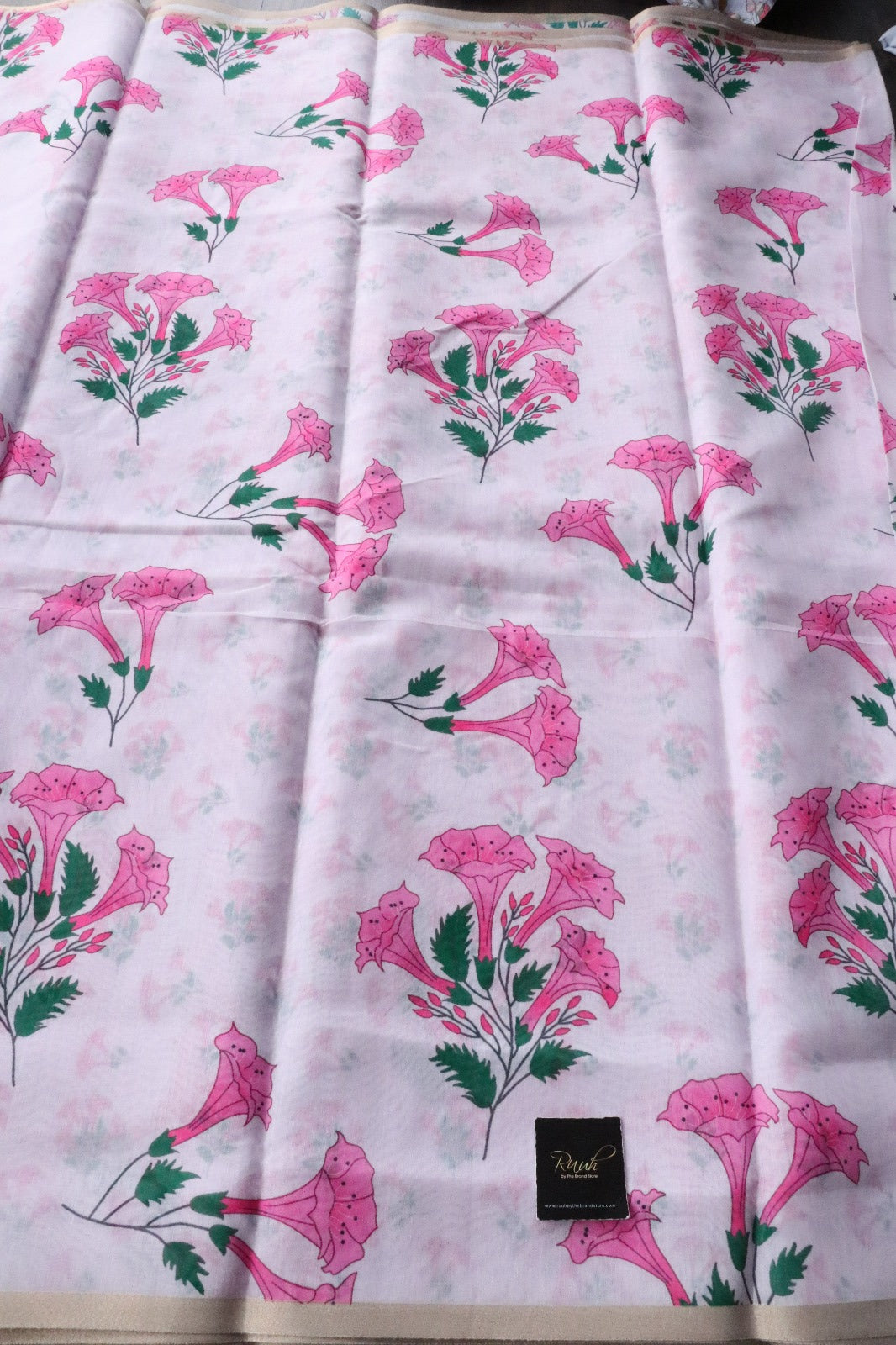 SEMI LINEN FLORAL 1