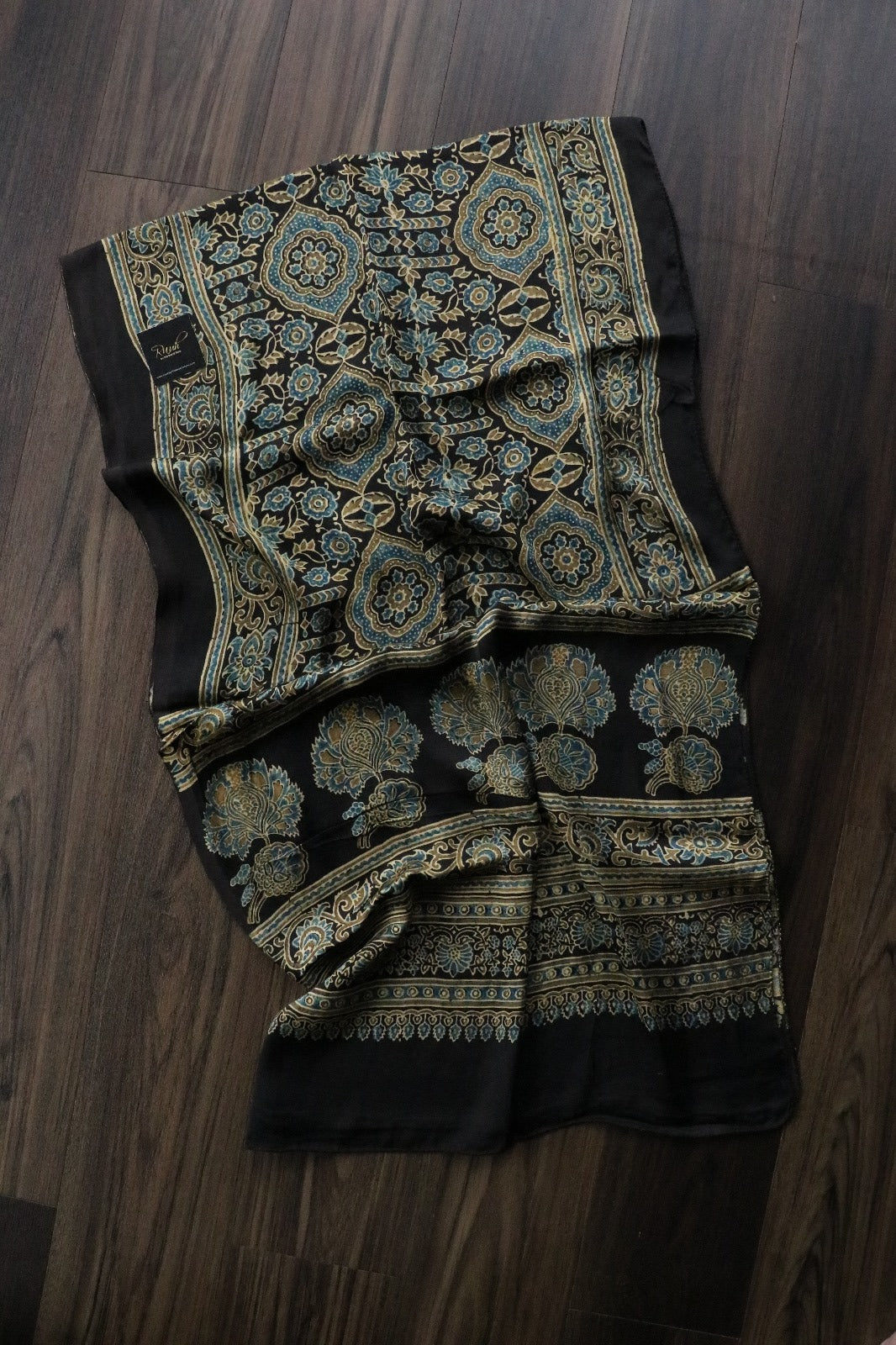 AJRAKH MODAL SILK STOLE 8