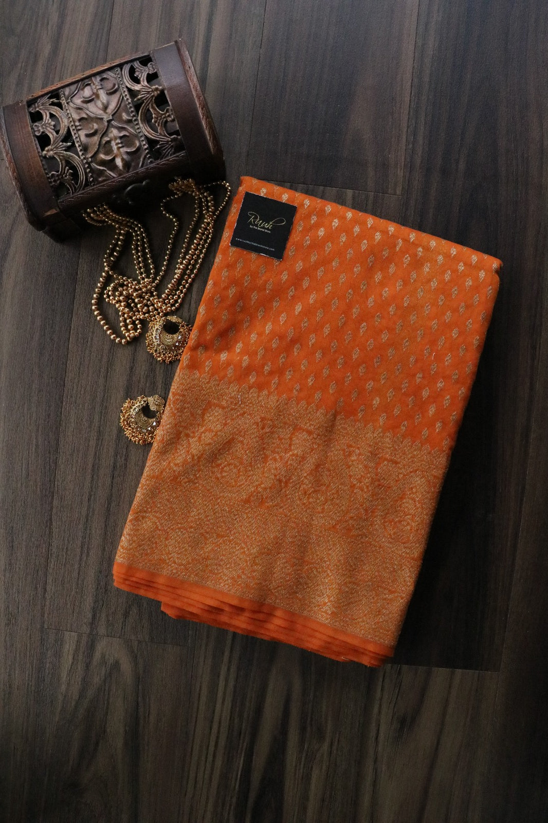 BANARASI GEORGETTE ANTIQUE ZARI 1