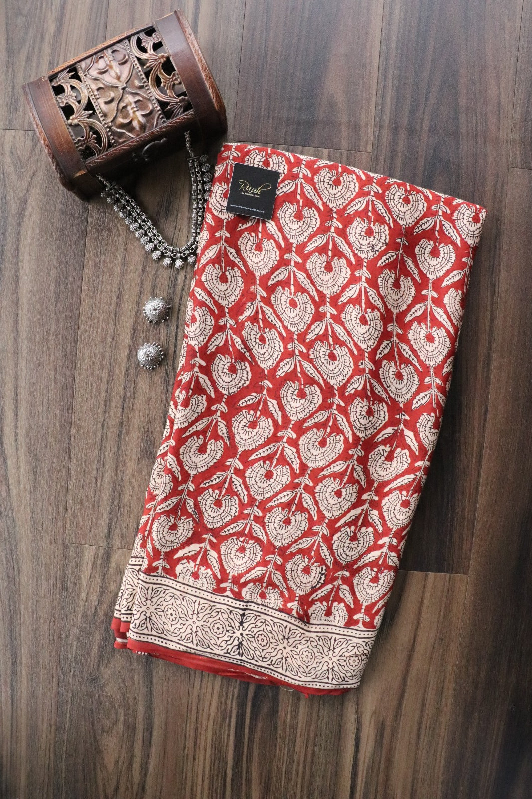 MODAL SILK DABU/KALAMKAARI PRINT 6