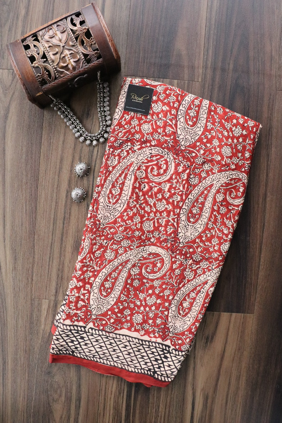 MODAL SILK DABU/KALAMKAARI PRINT 4