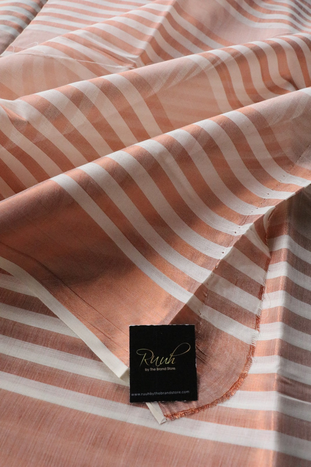 KERALA SAREE COPPER STRIPE