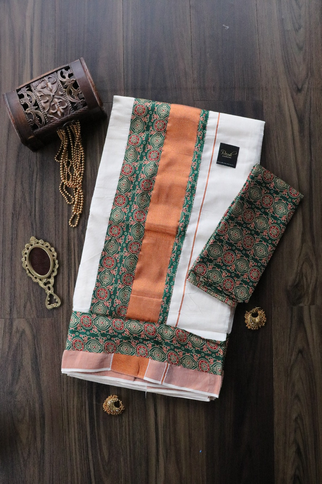 KERALA COTTON WITH PATCHED BORDER 2