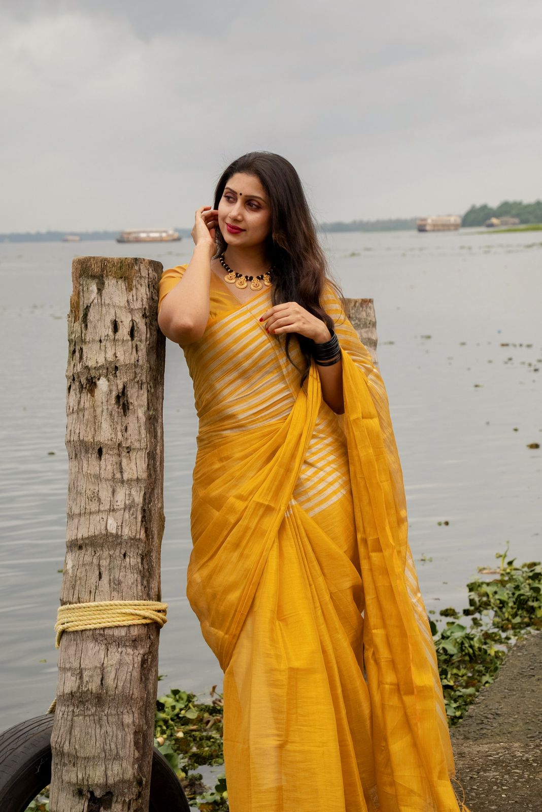 MUL TISSUE SAREE