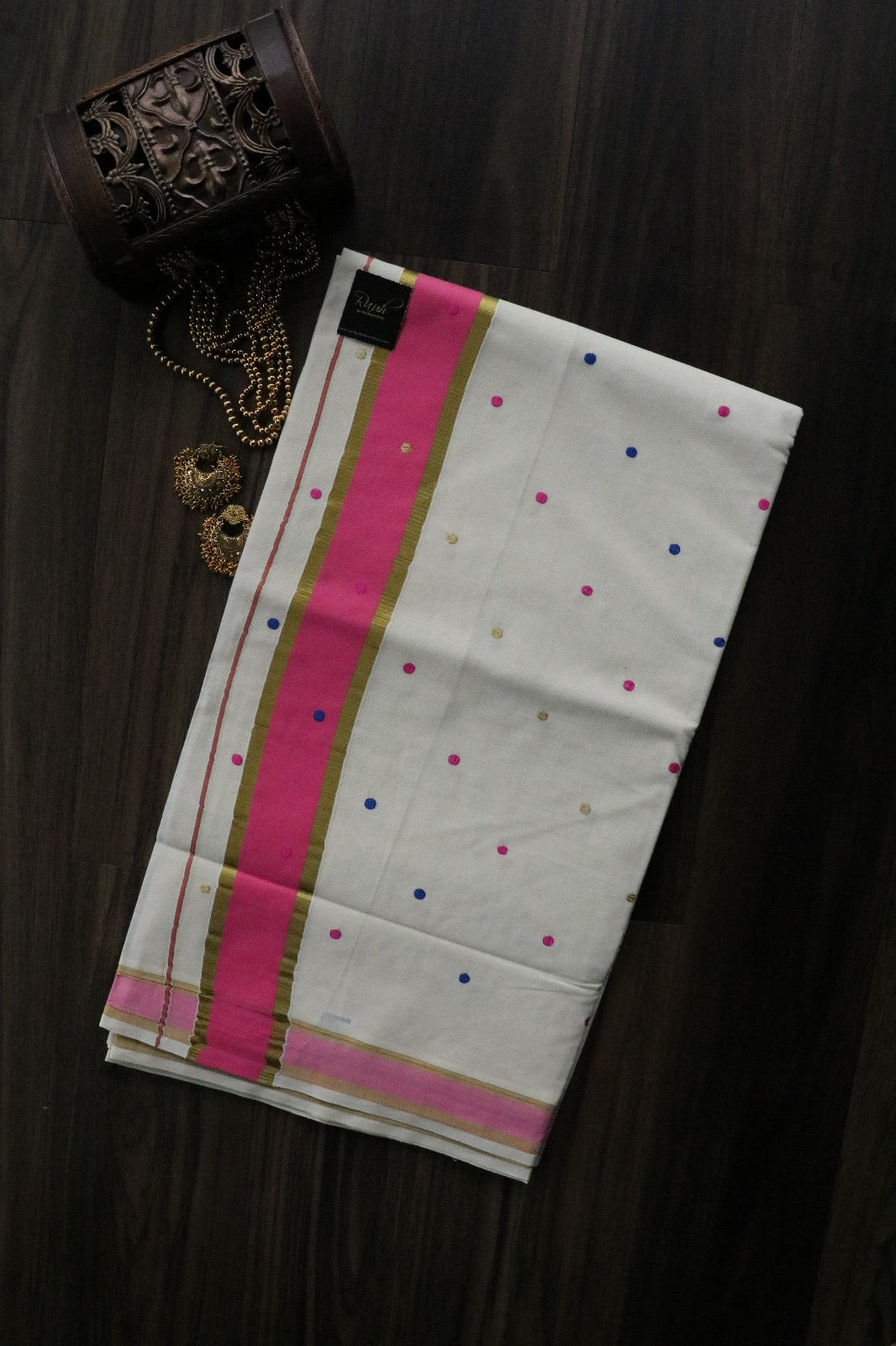 KERALA COTTON POLKA EMBROIDERY 7