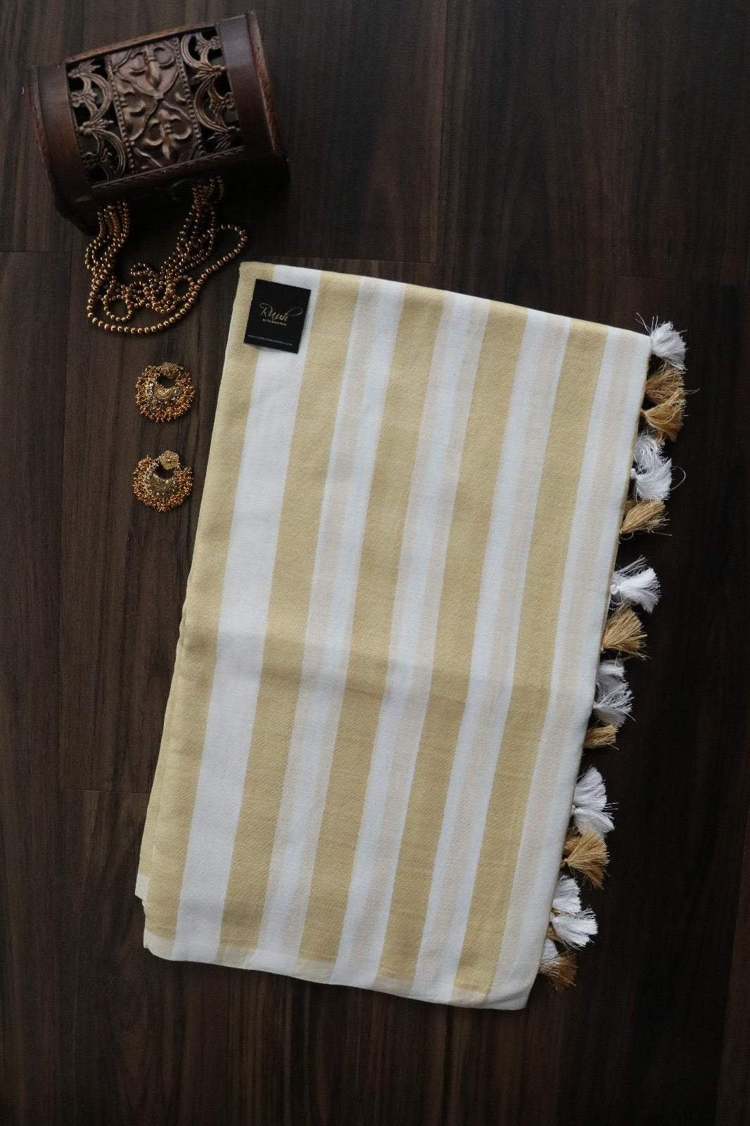 COTTON GOLD THIN STRIPES A1