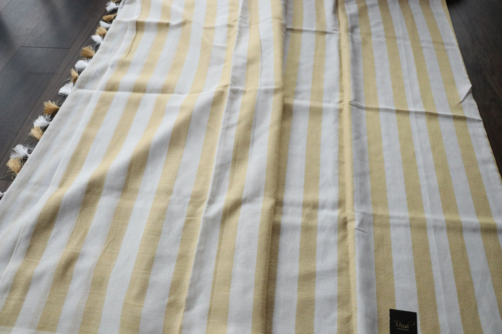 COTTON GOLD THIN STRIPES A1