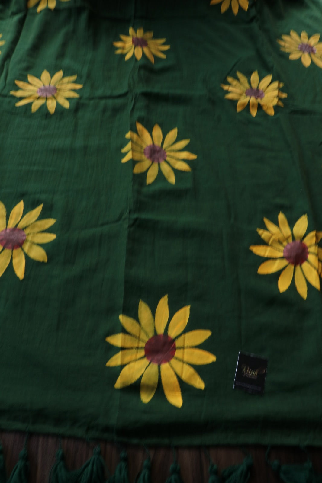 MULMUL HANDPAINT SUNFLOWER 4