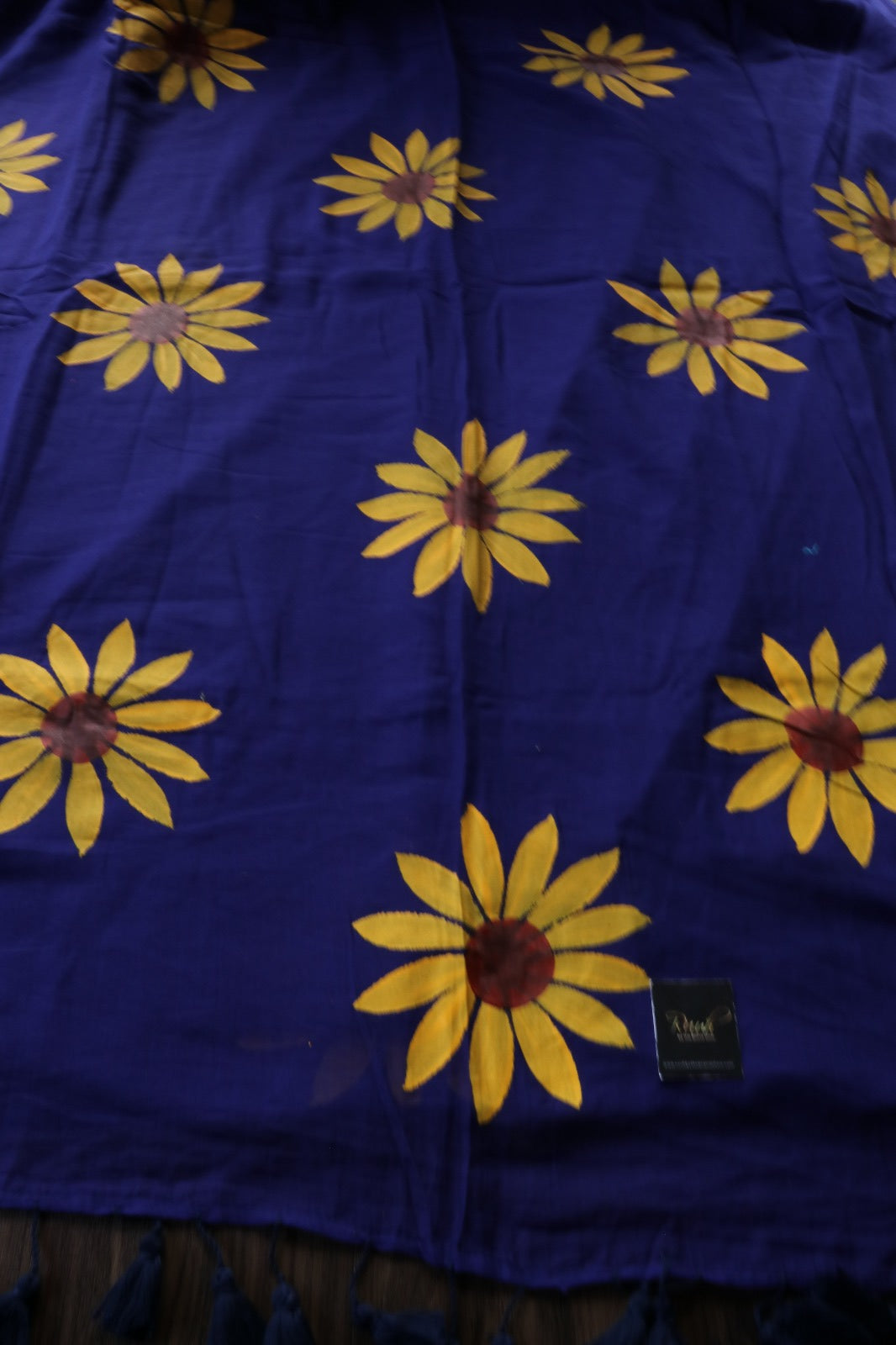 MULMUL HANDPAINT SUNFLOWER 3