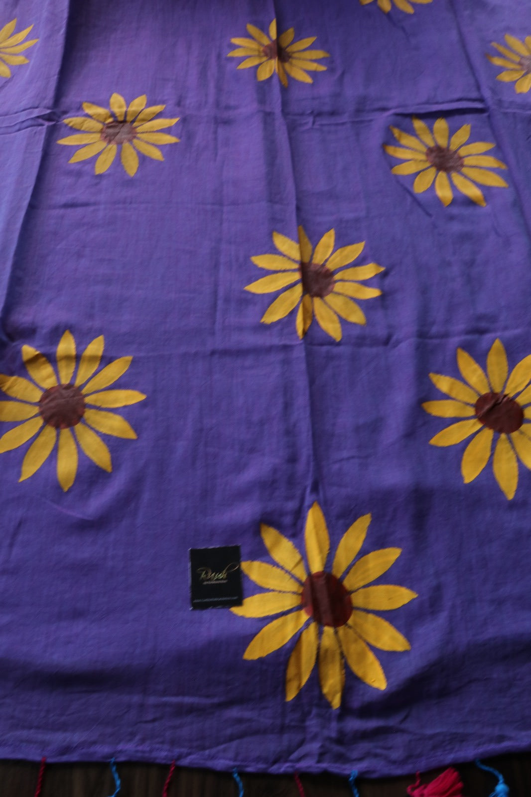 MULMUL HANDPAINT SUNFLOWER 7