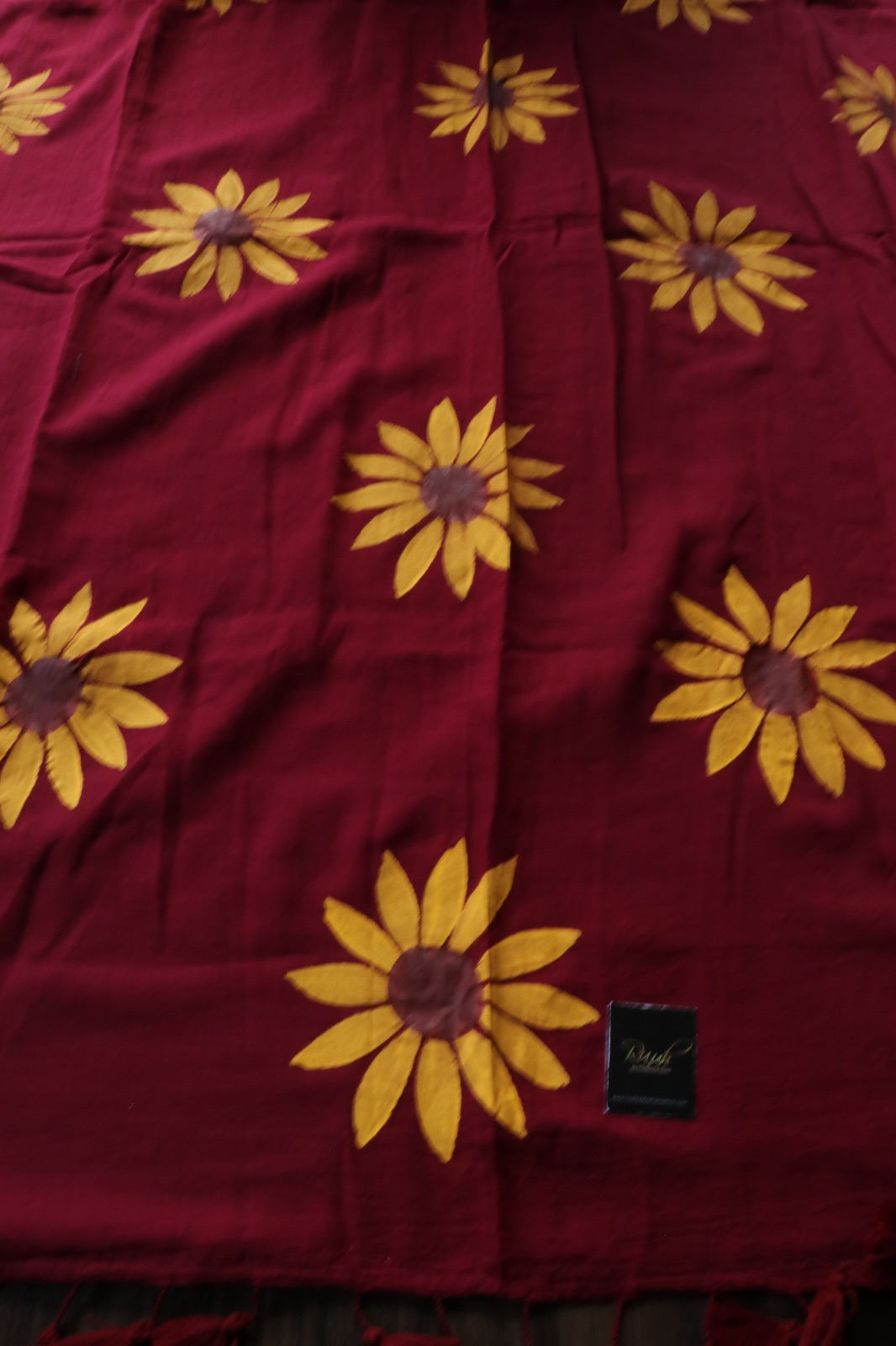 MULMUL HANDPAINT SUNFLOWER 6