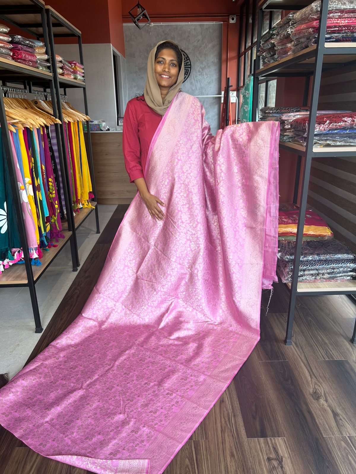 BANARASI SEMI RAW SILK 9