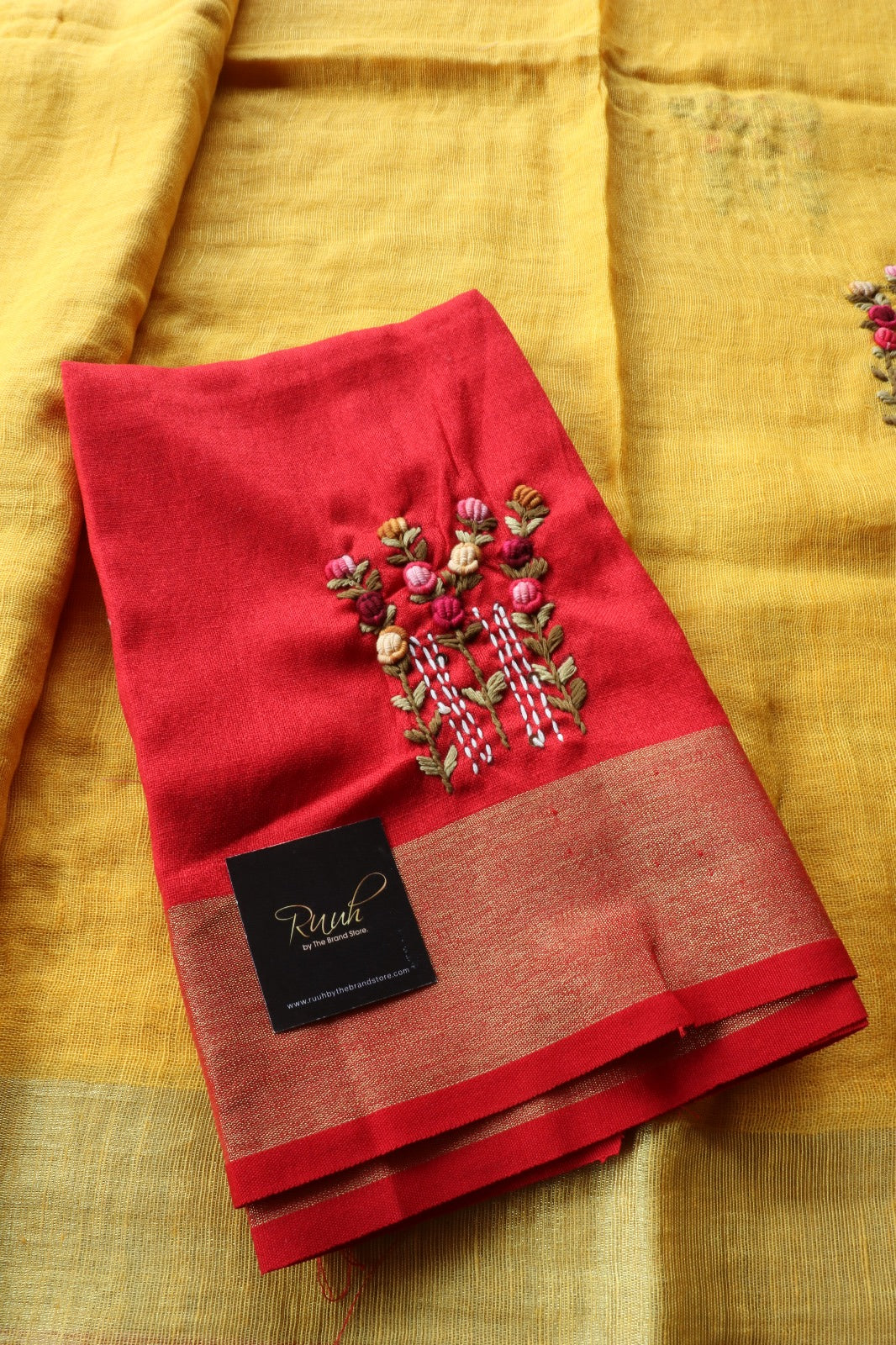 LINEN FRENCH KNOT 5