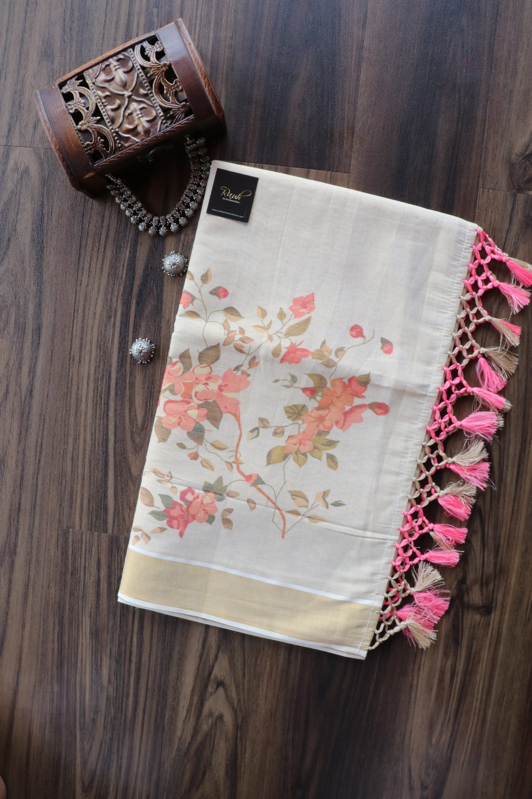 KERALA TISSUE FLORAL PRINT 1