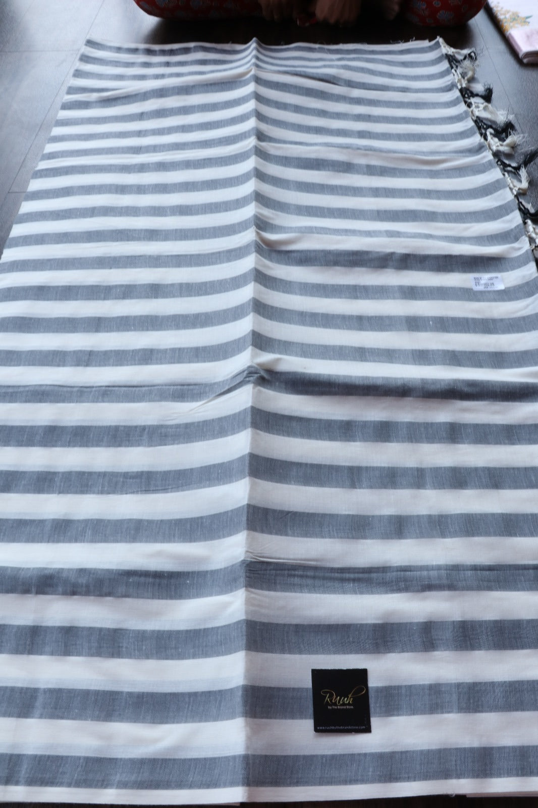 KERALA COTTON GREY STRIPE