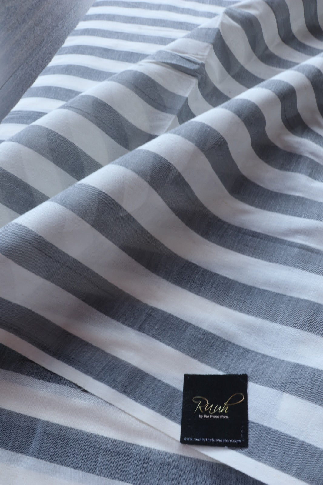 KERALA COTTON GREY STRIPE