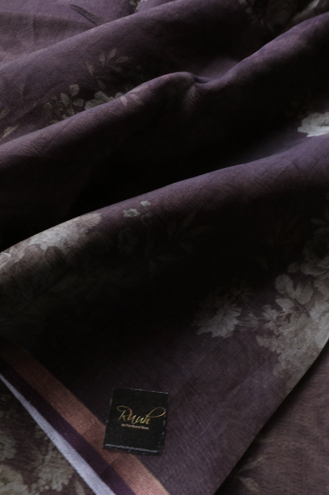 DESIGNER CRUSH DIGITAL PRINTED SAREE 1