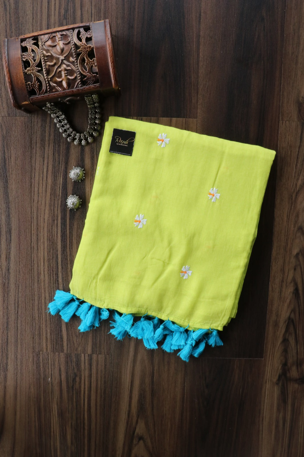 NEON MULMUL PARIJAT EMBROIDERY
