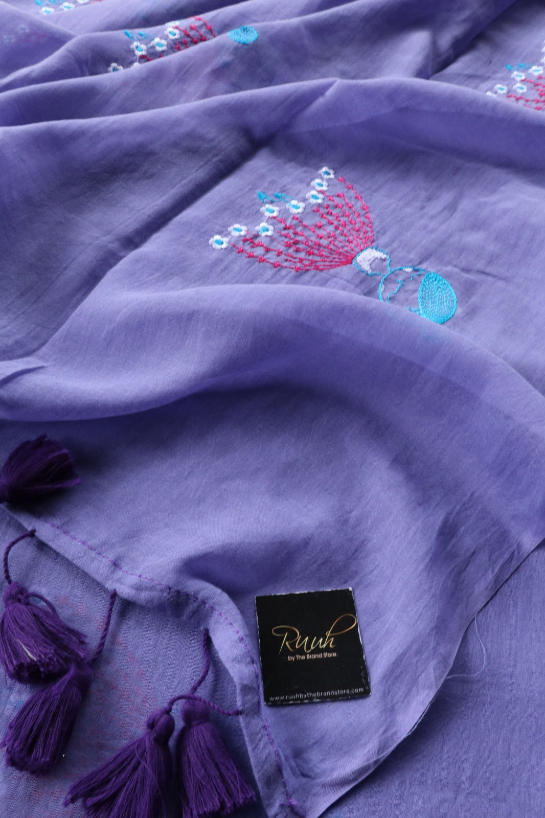 LAVENDER MULMUL DOLL EMBROIDERY