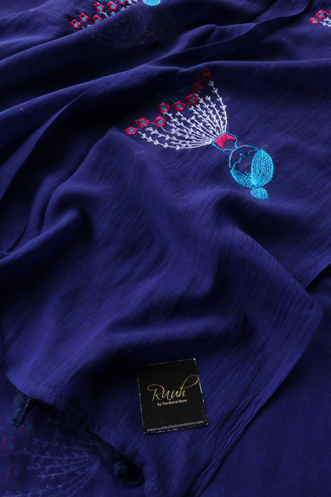 BLUE MULMUL DOLL EMBROIDERY