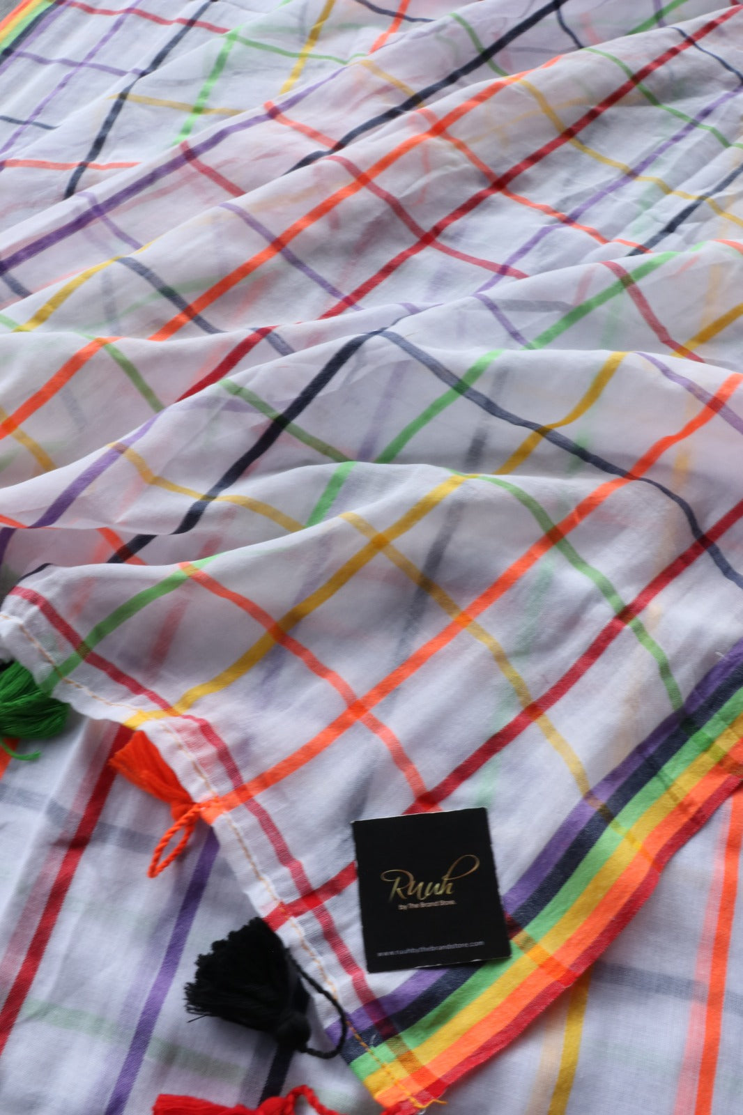 MULTI COLOUR MULMUL CHECKS