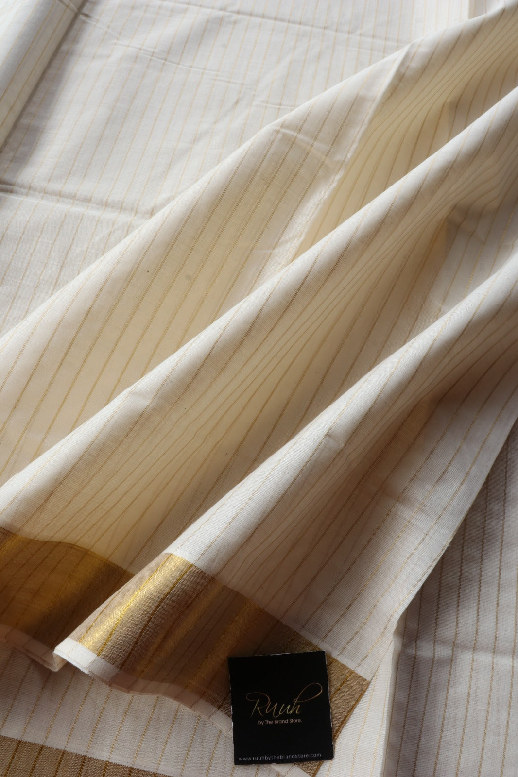 COTTON SAREE IN STRIPE PATTERN