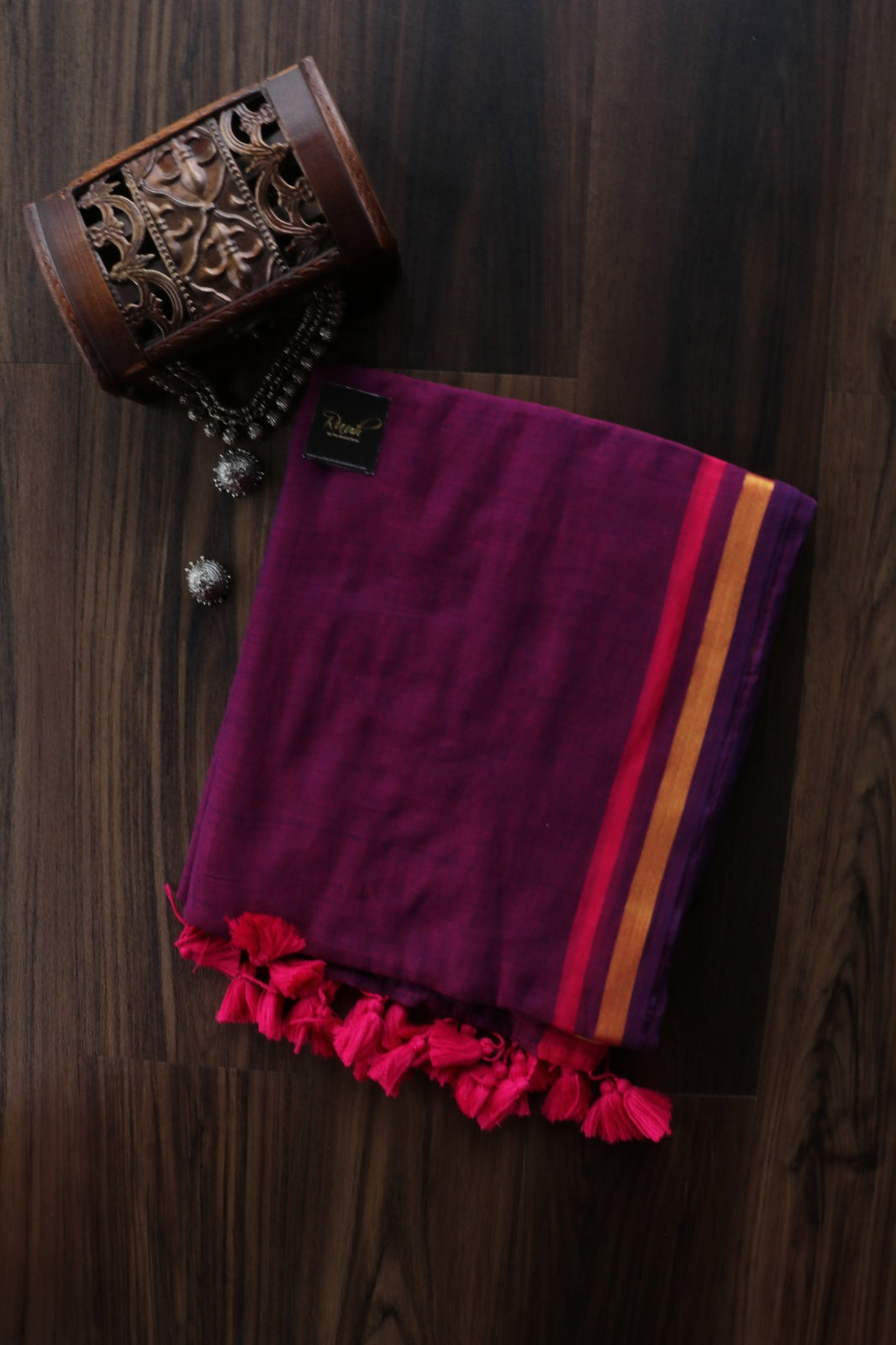 MUL COTTON SAREE IN HALF AND HALF PATTERN