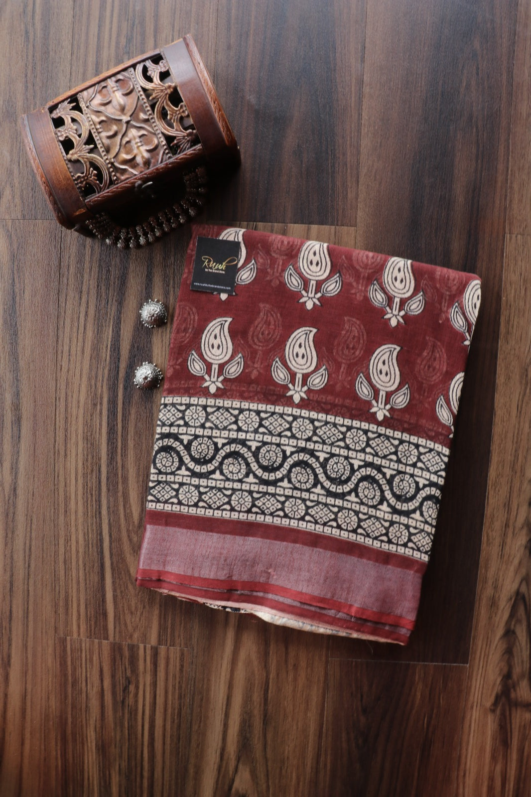 LINEN COTTON SAREE 8